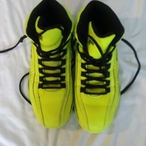 yellow high top filas